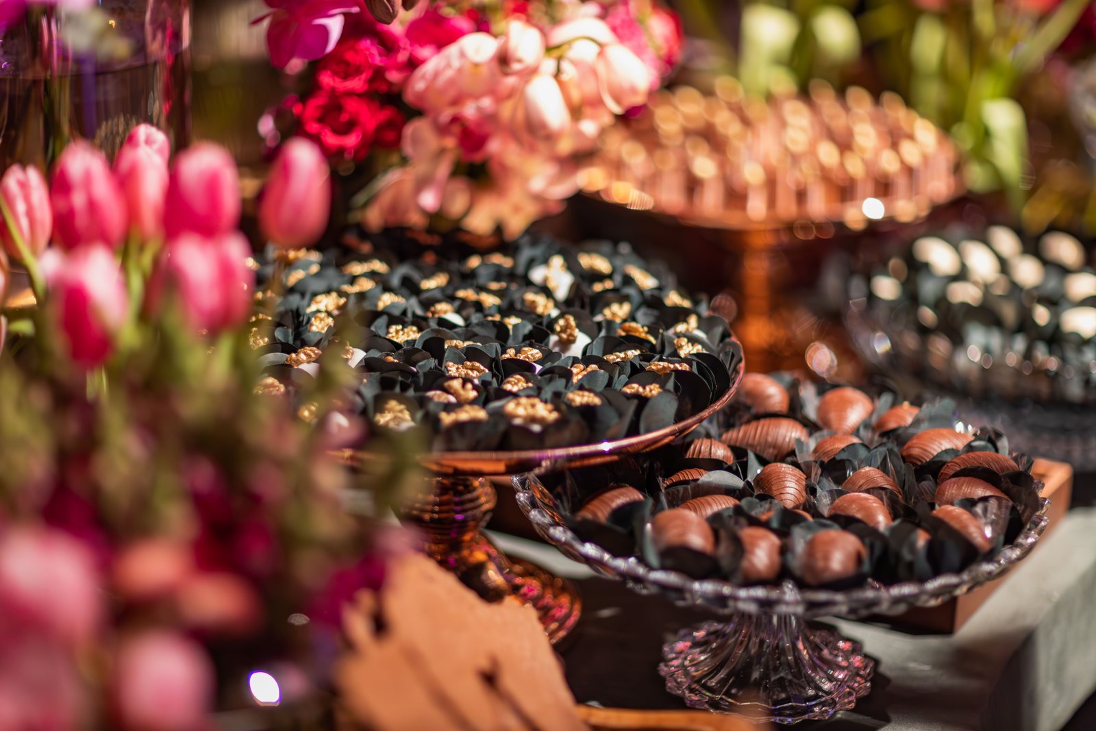 Sweet treats table with premium dessert display